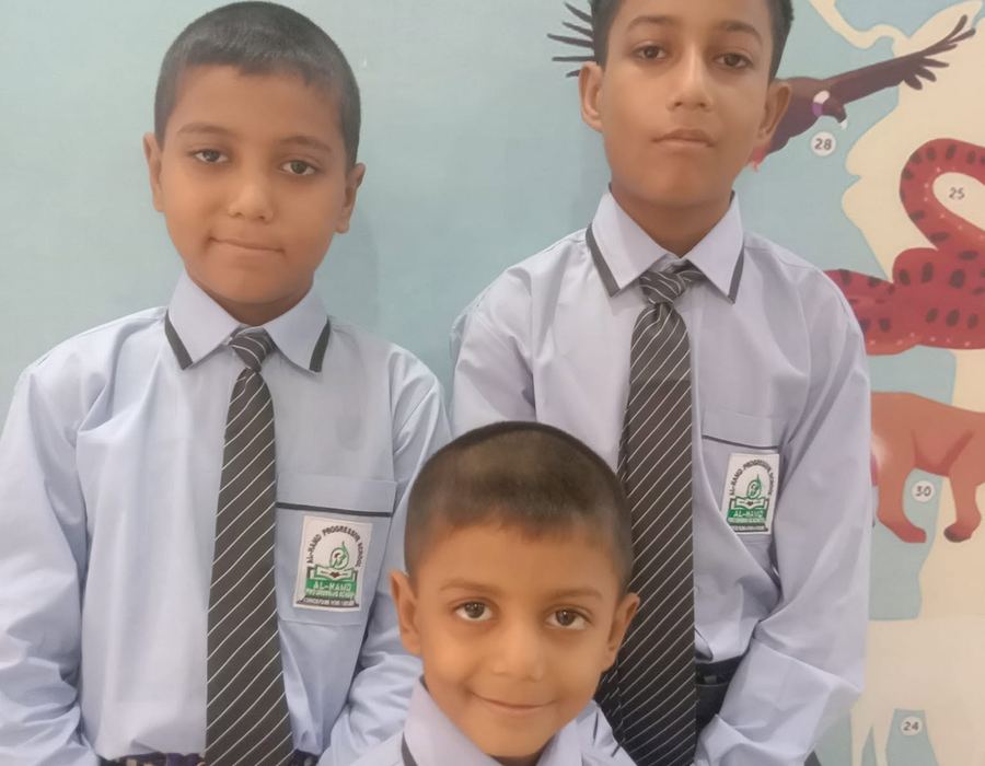 Students of Al-Hamd Progressive School & College