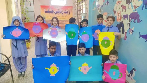 In the classroom at A.H.P School & College